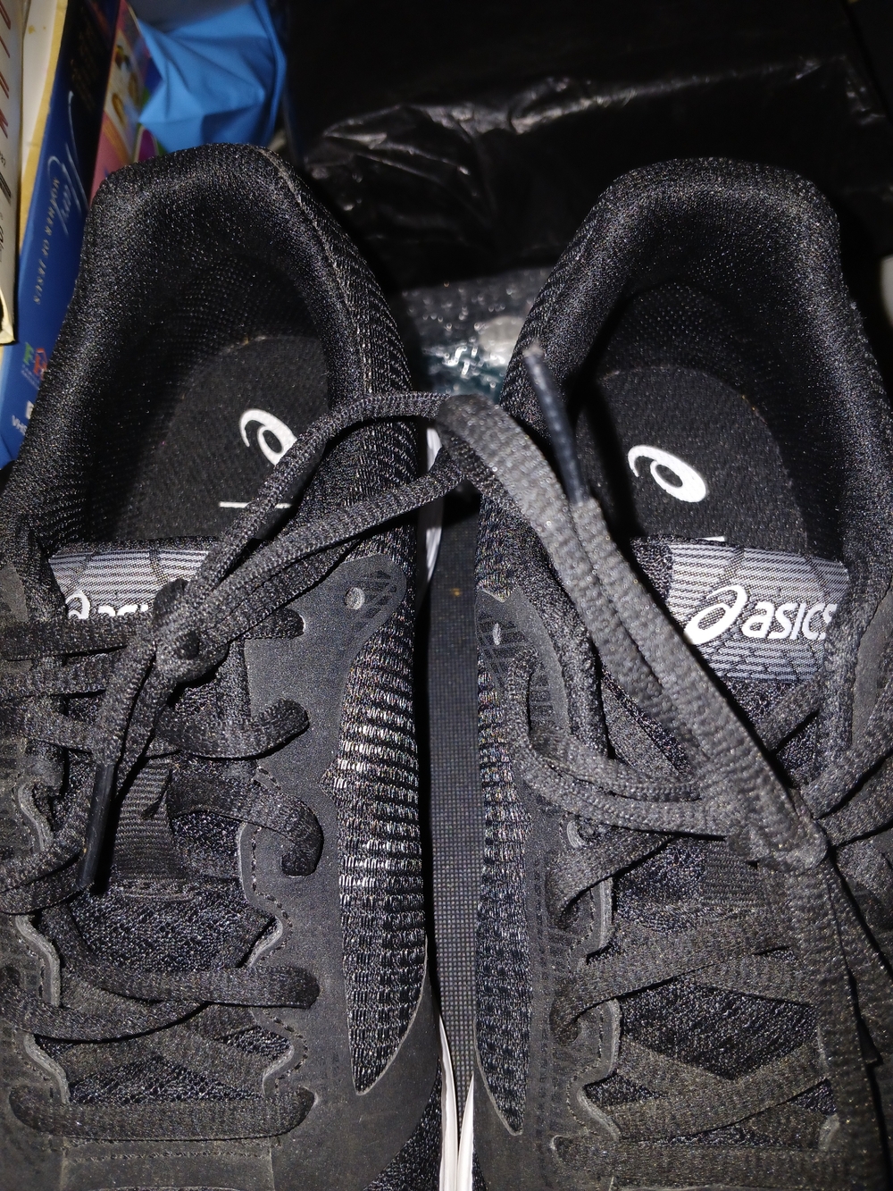 ASICS Men's Black Performance Running Shoes